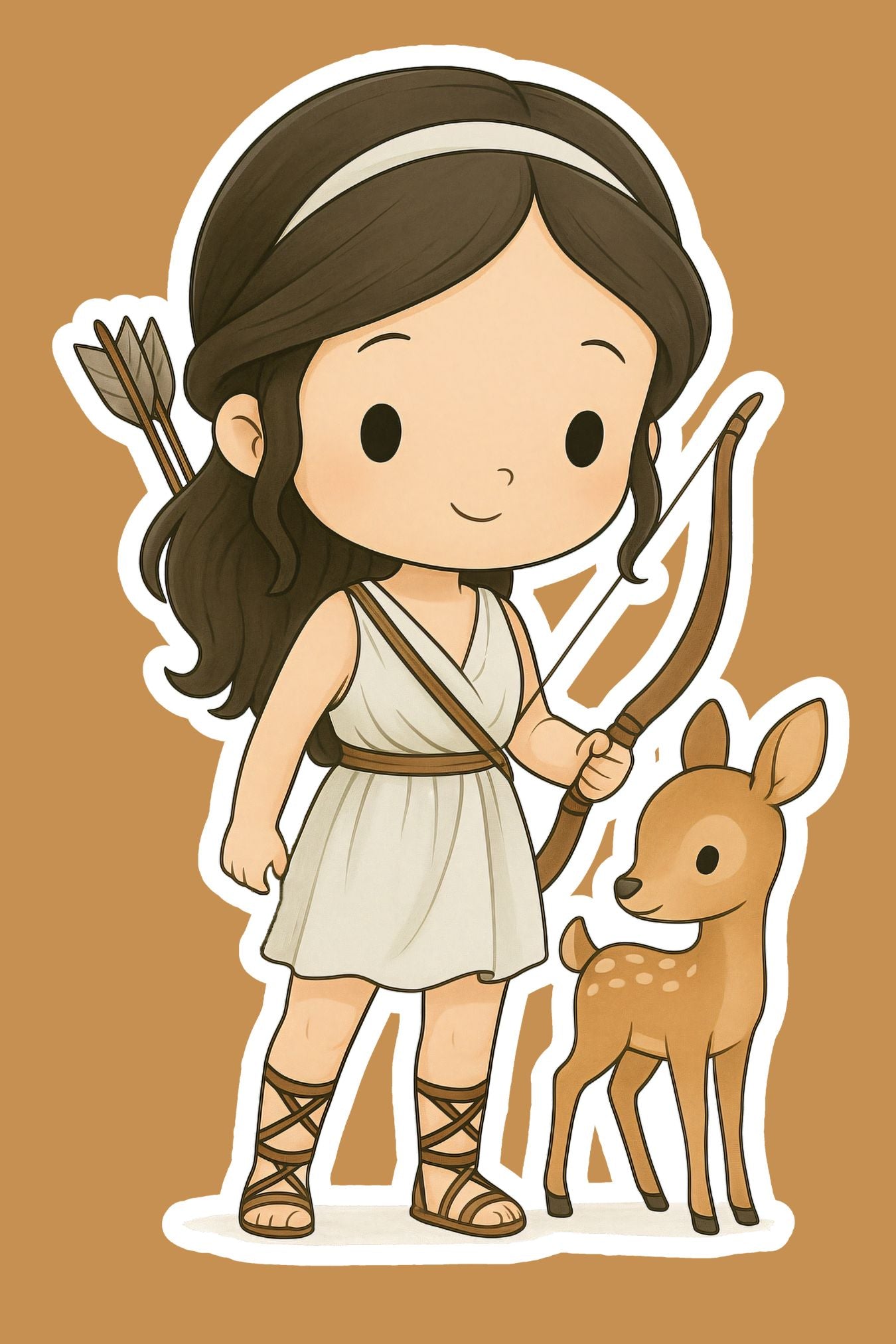 Greek Goddess Chibi Stickers