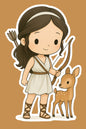 Greek Goddess Chibi Stickers