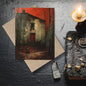 Haunted House Halloween Greeting Cards