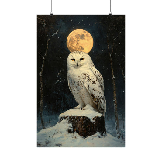 Arctic Owl Art Print