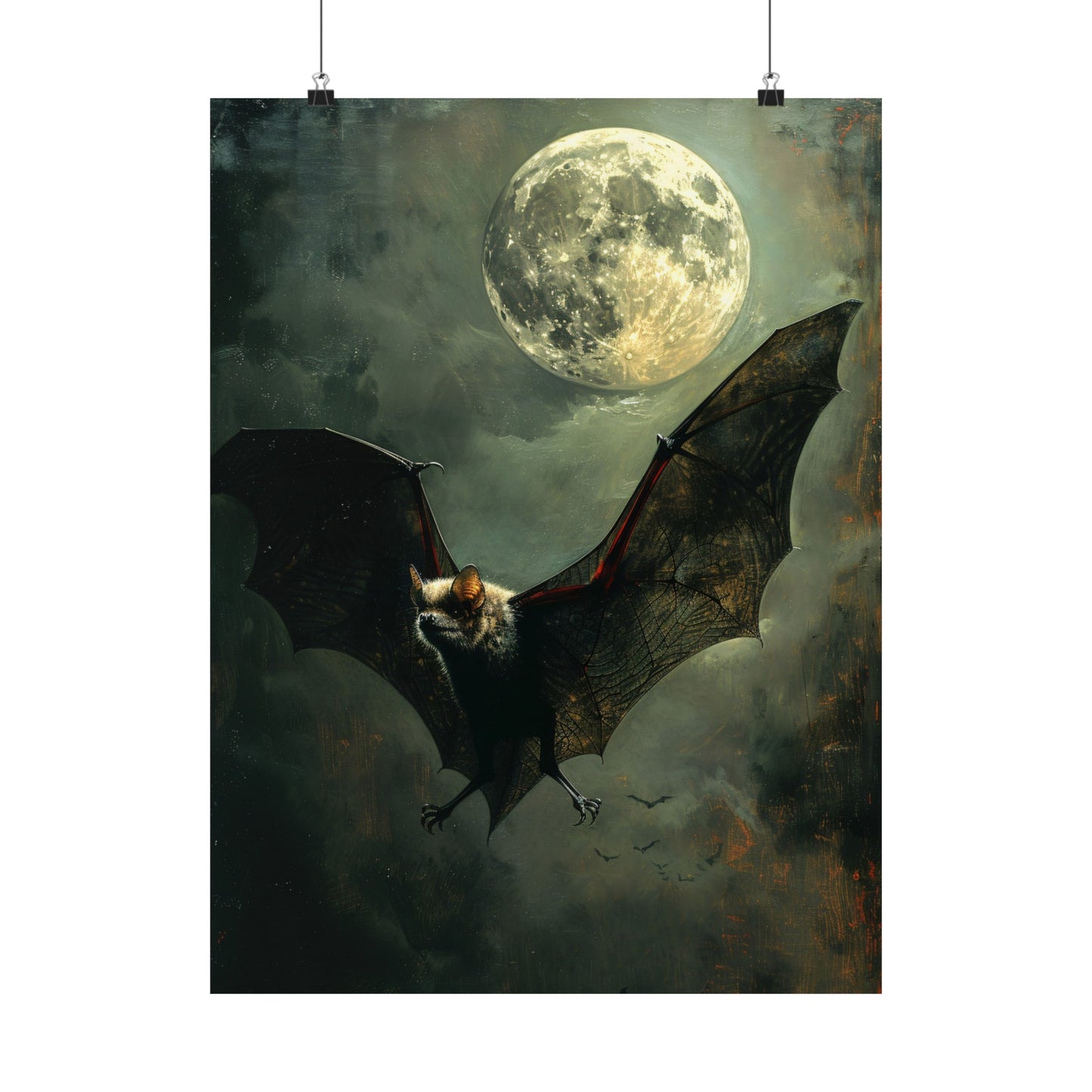 Vampire Bat Art Print