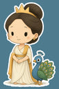 Greek Goddess Chibi Stickers