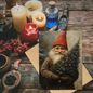 Gnome Scandi Christmas Greeting Cards