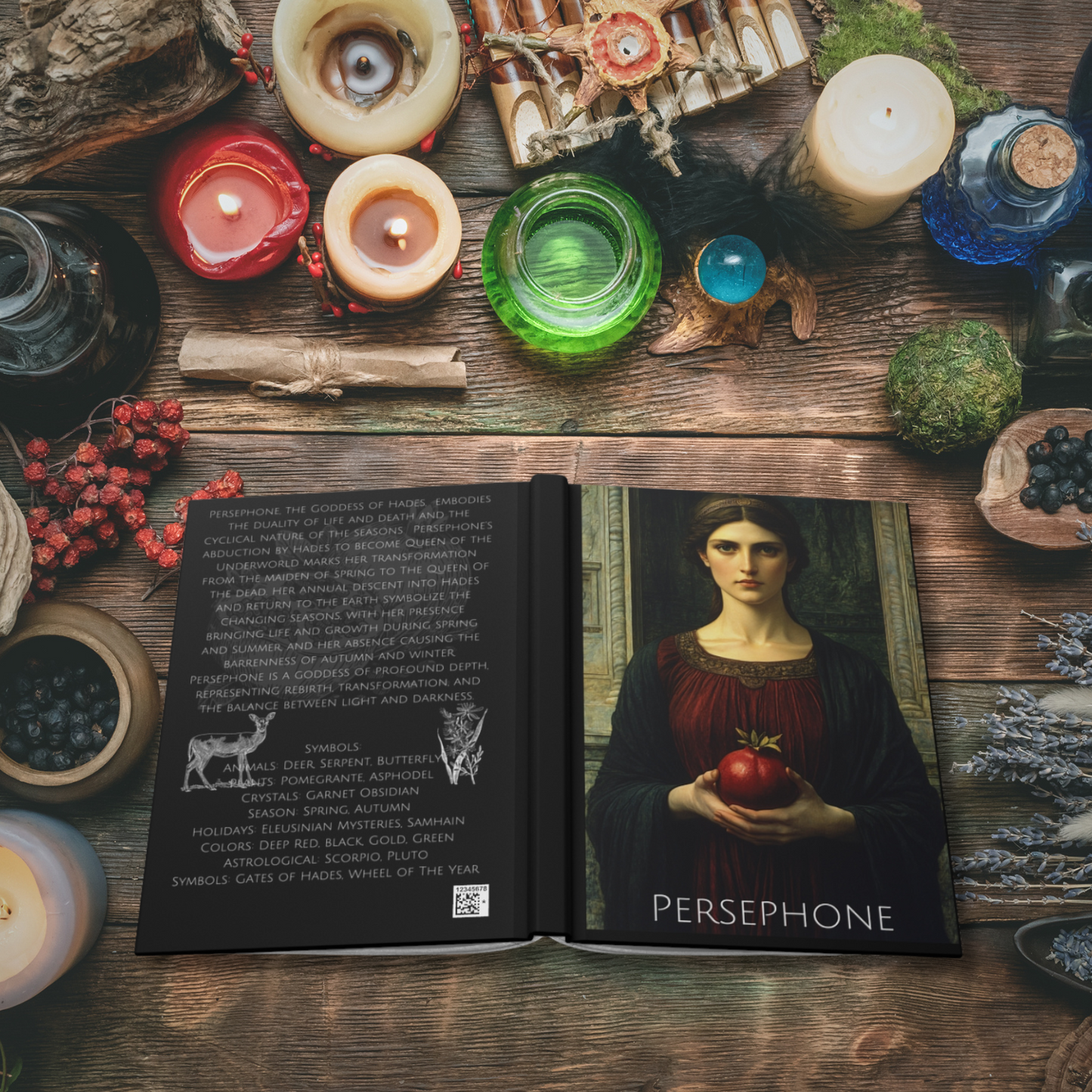 Persephone Goddess Hardcover Journal