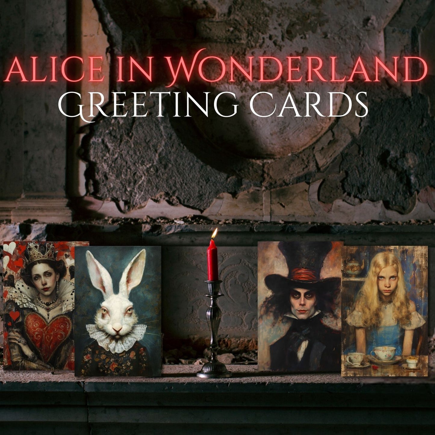 Alice in Wonderland Greeting Cards