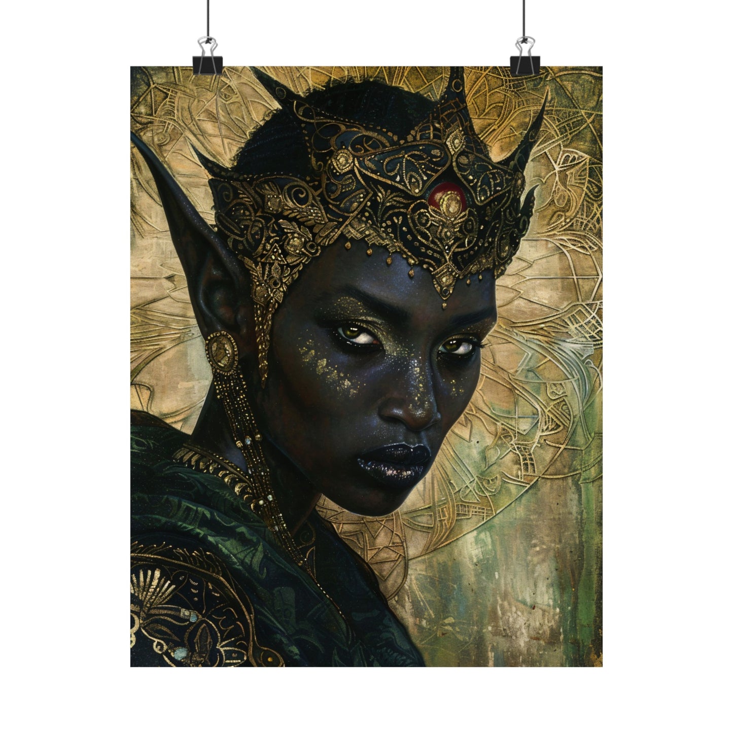 Elf Queen Fantasy Art Print