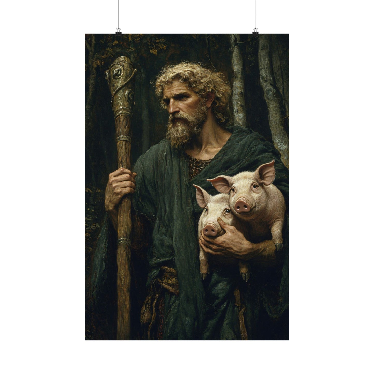 Dagda Celtic God Art Print