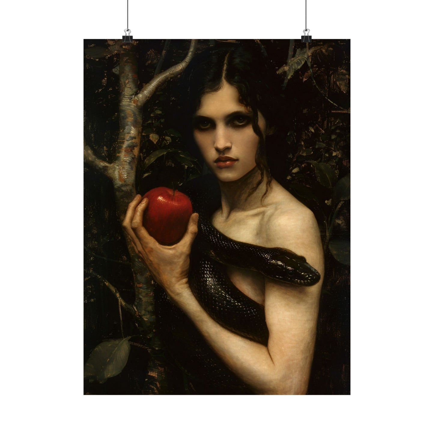 Eve and the Serpent Art Print