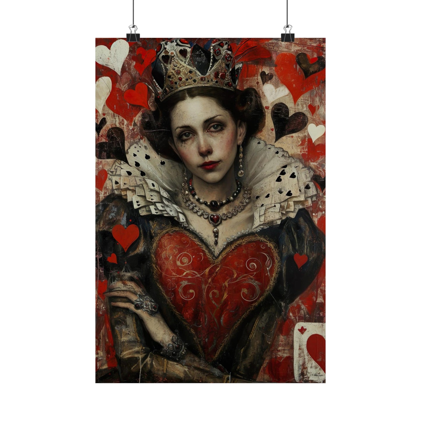 Queen of Hearts Art Print