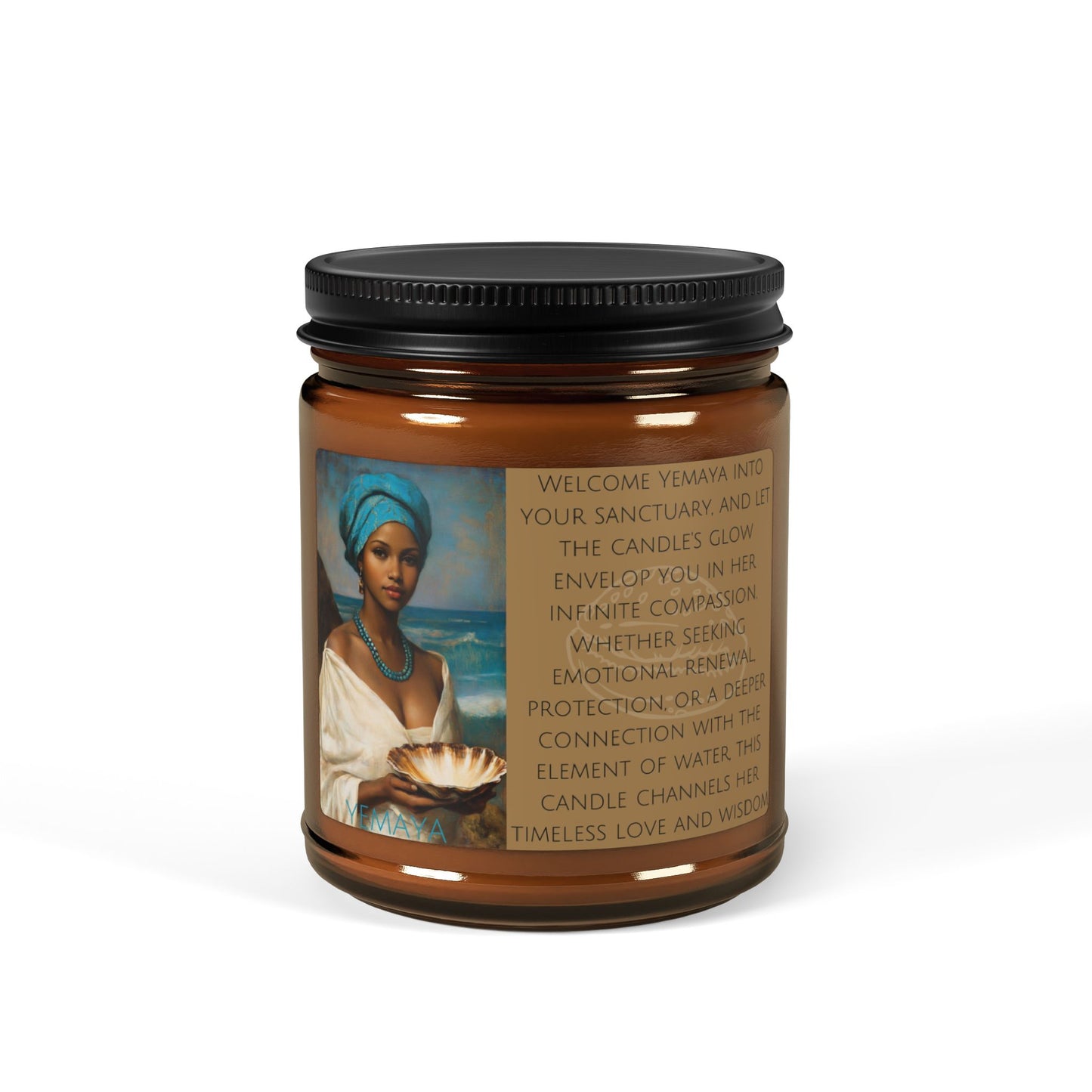 Yemaya Goddess Candle