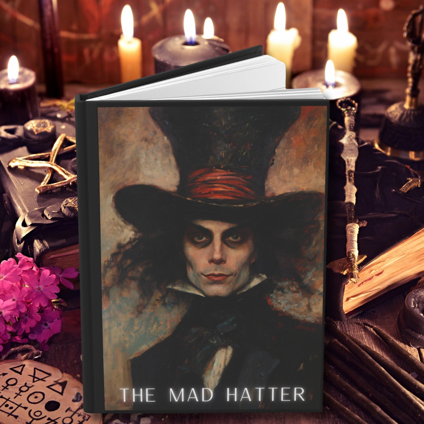 Mad Hatter Hardcover Journal