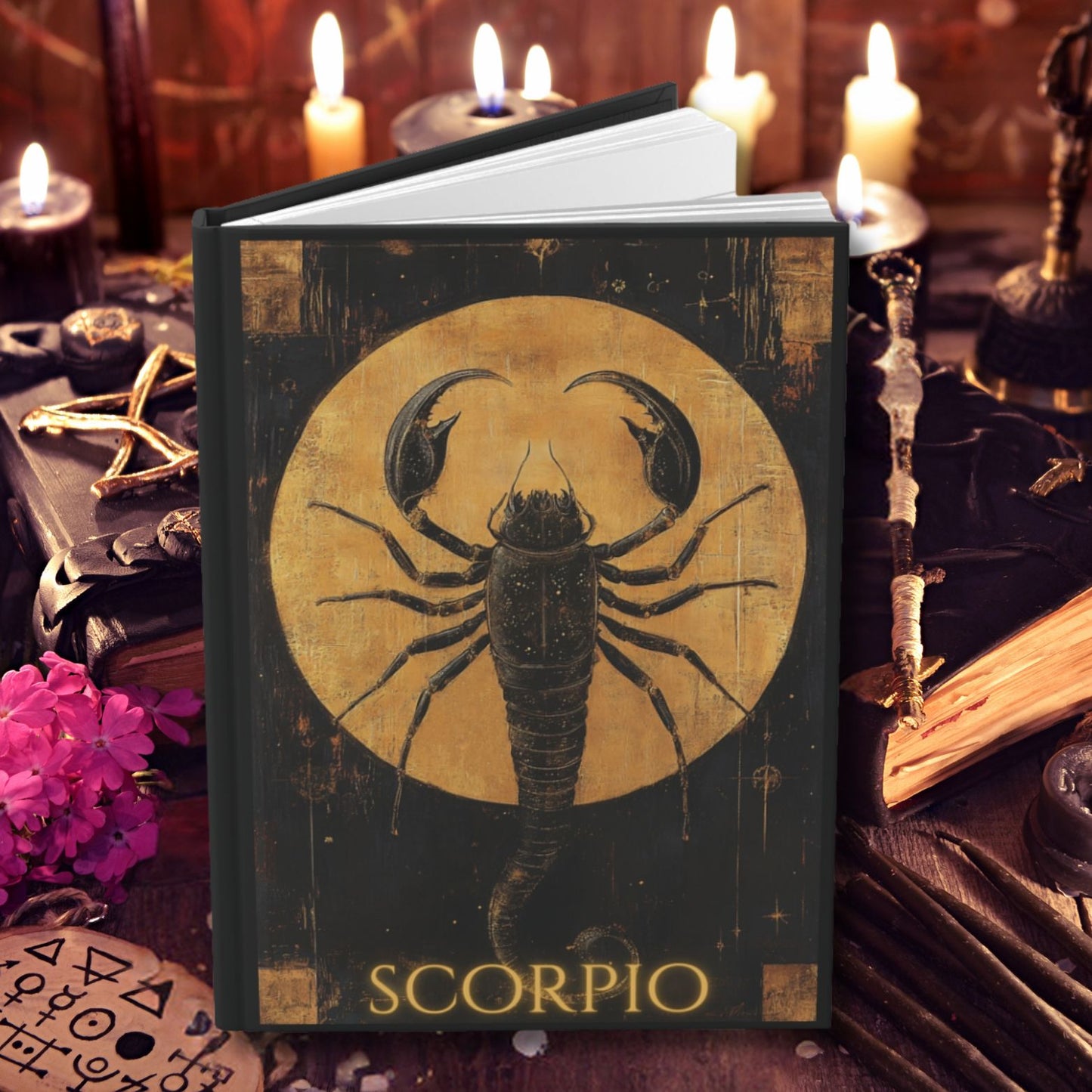 Scorpio Zodiac Hardcover Journal