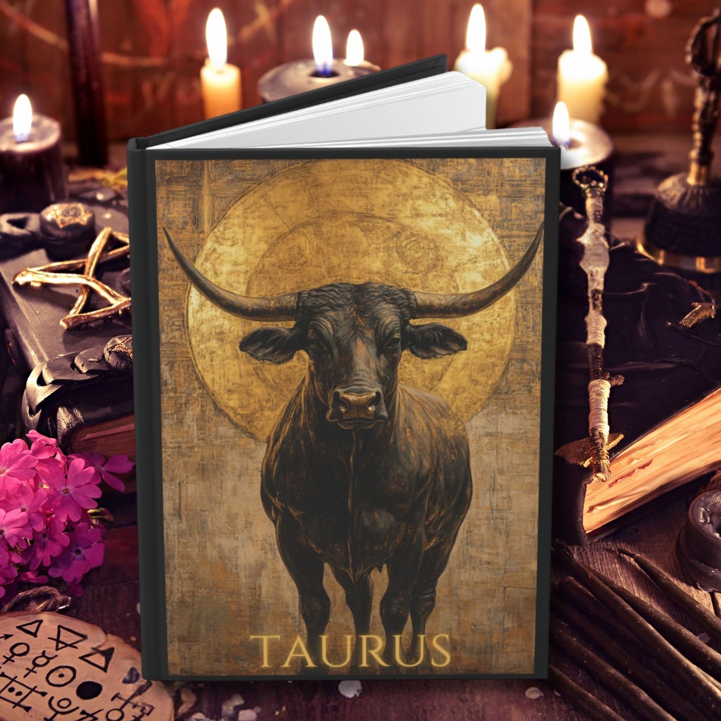 Taurus Zodiac Hardcover Journal