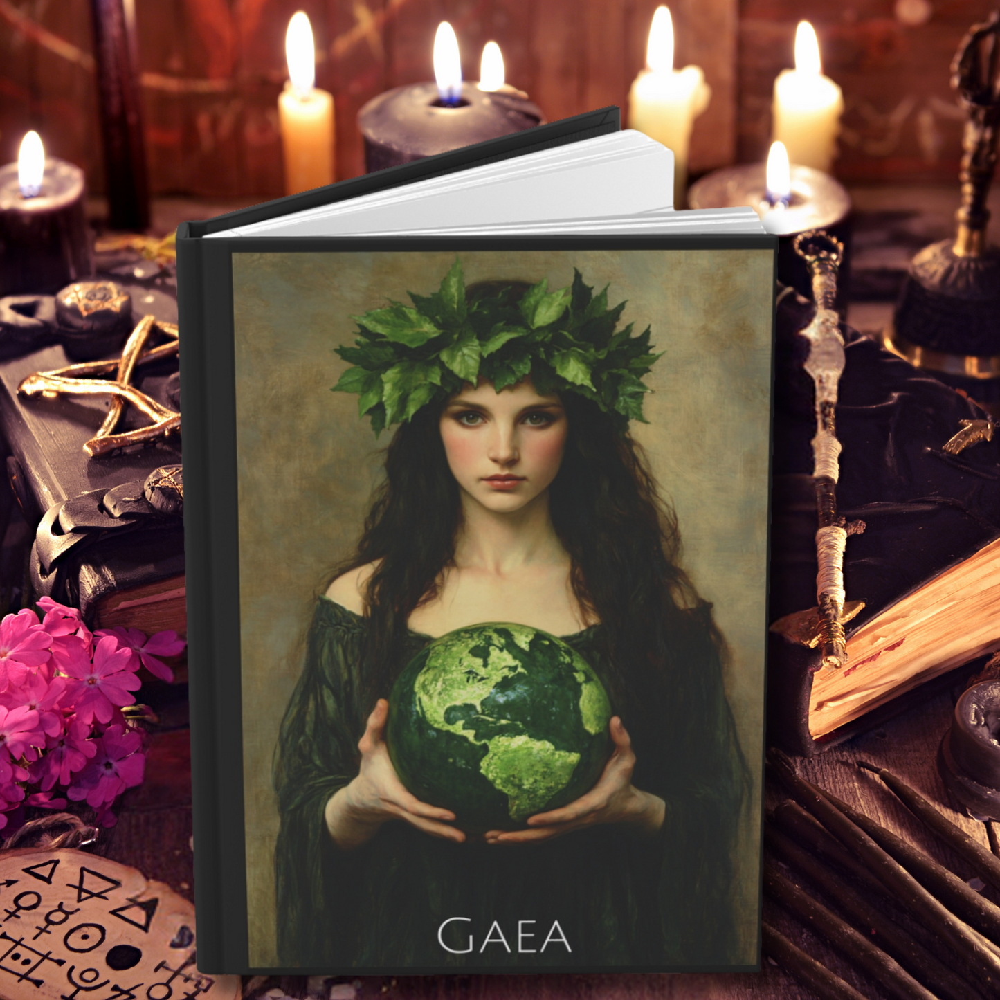 Gaea Greek Goddess Hardcover Journal