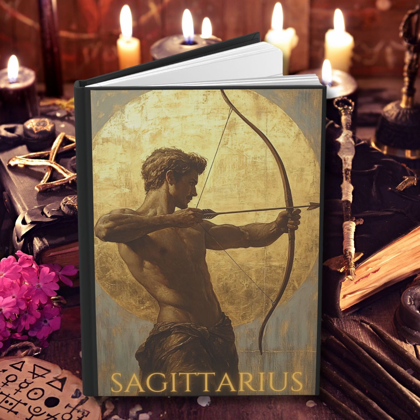 Sagittarius Zodiac Hardcover Journal