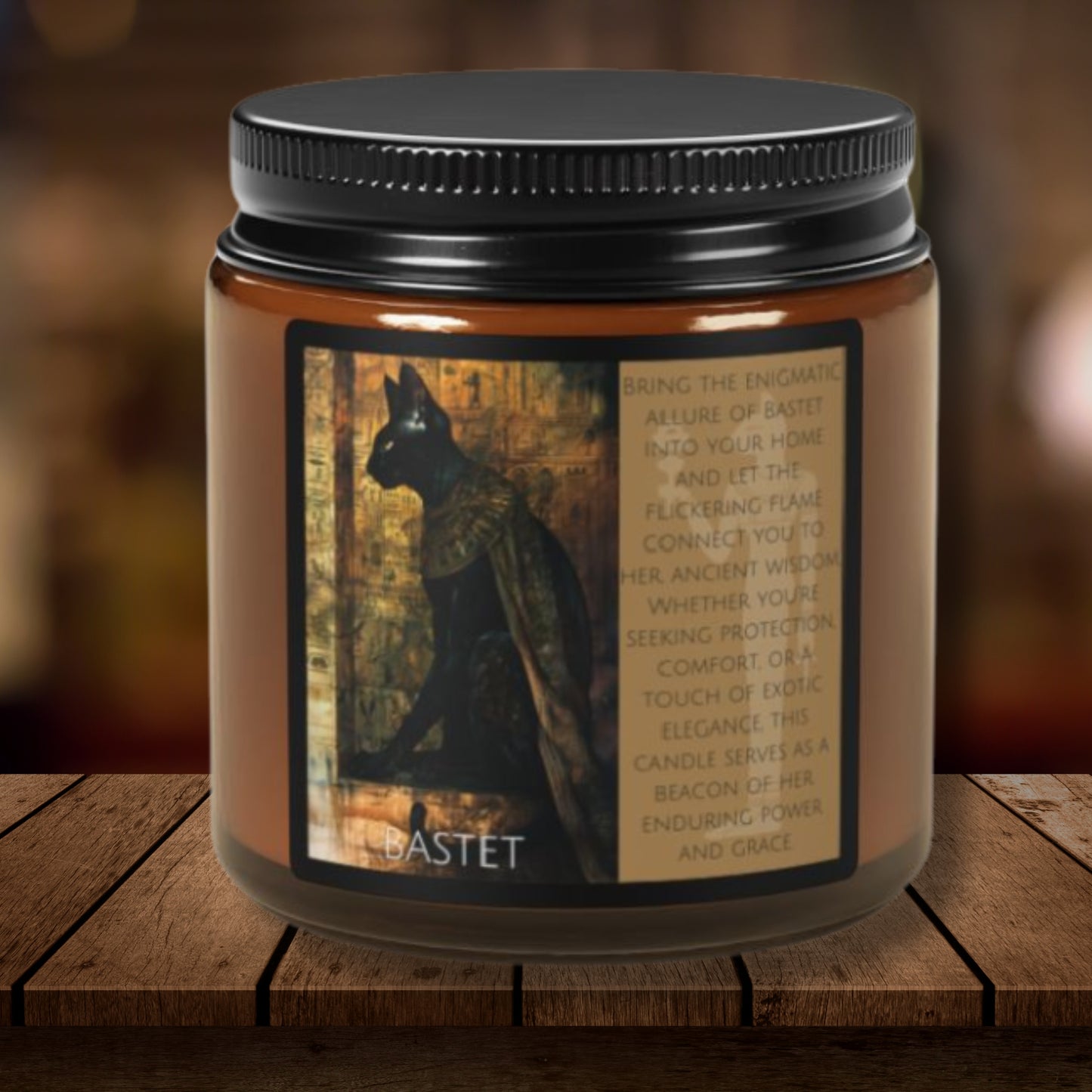 Bastet Goddess Premium Soy Wax Candle