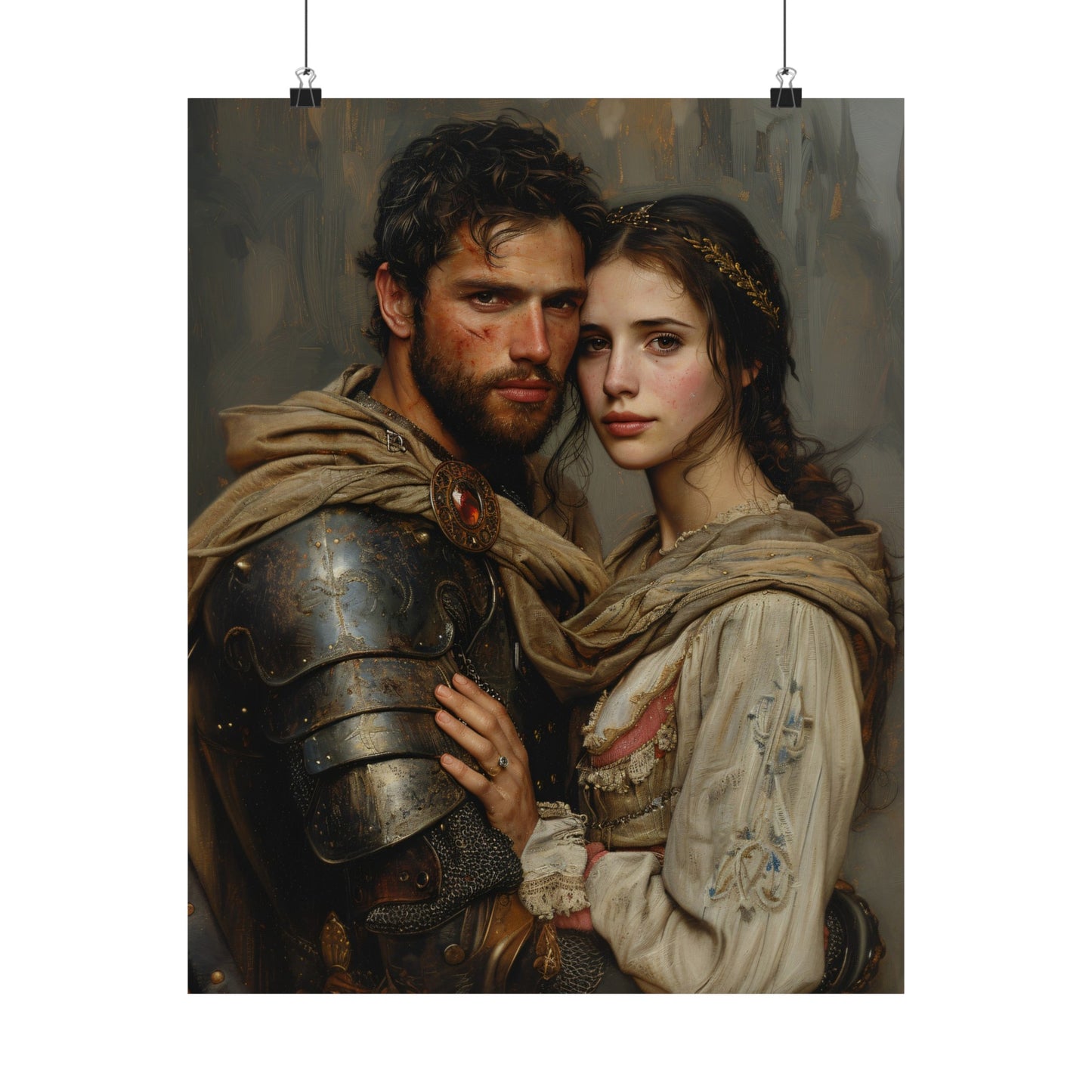King Arthur & Maid Marian Art Print