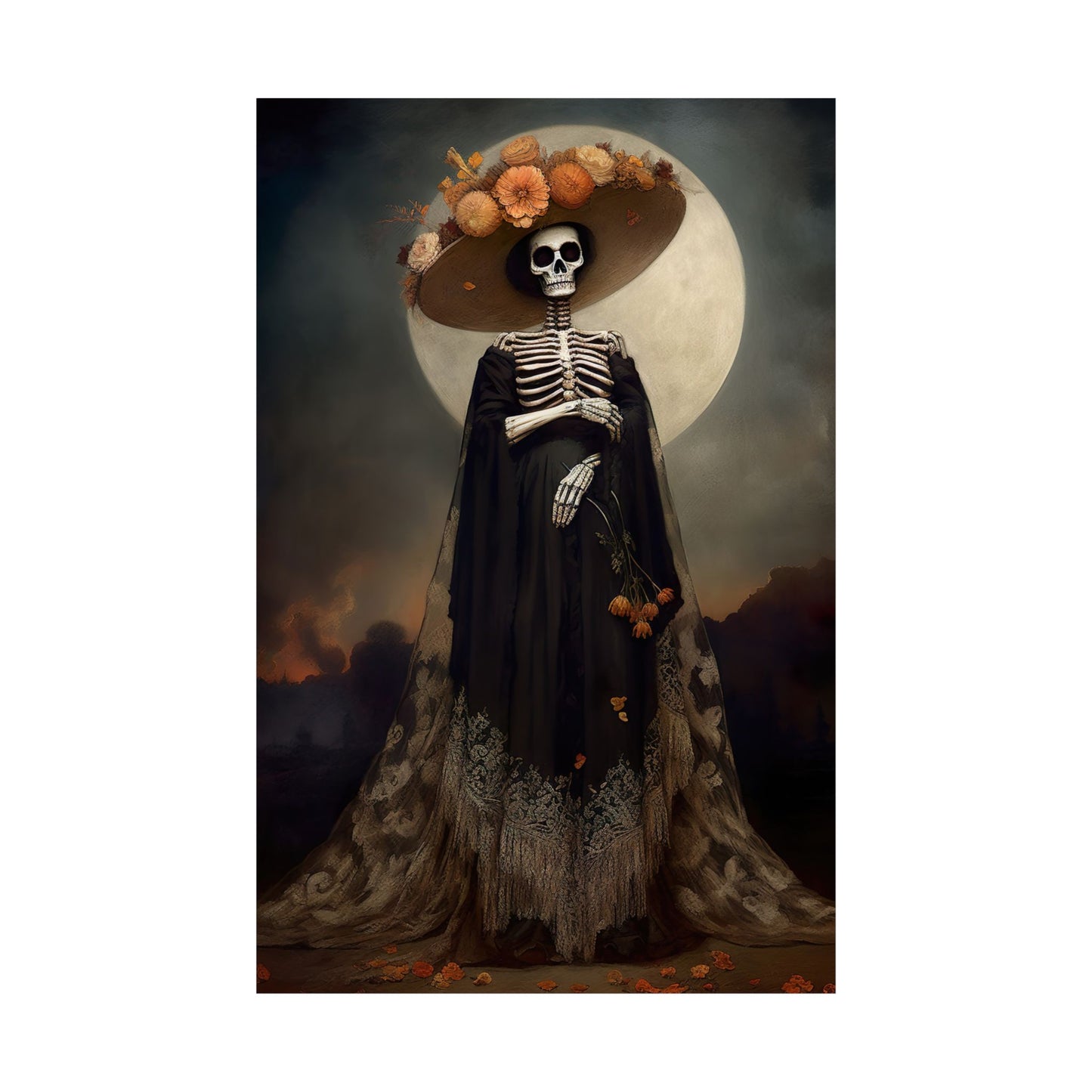 Catrina Dia De Muertos Art Print