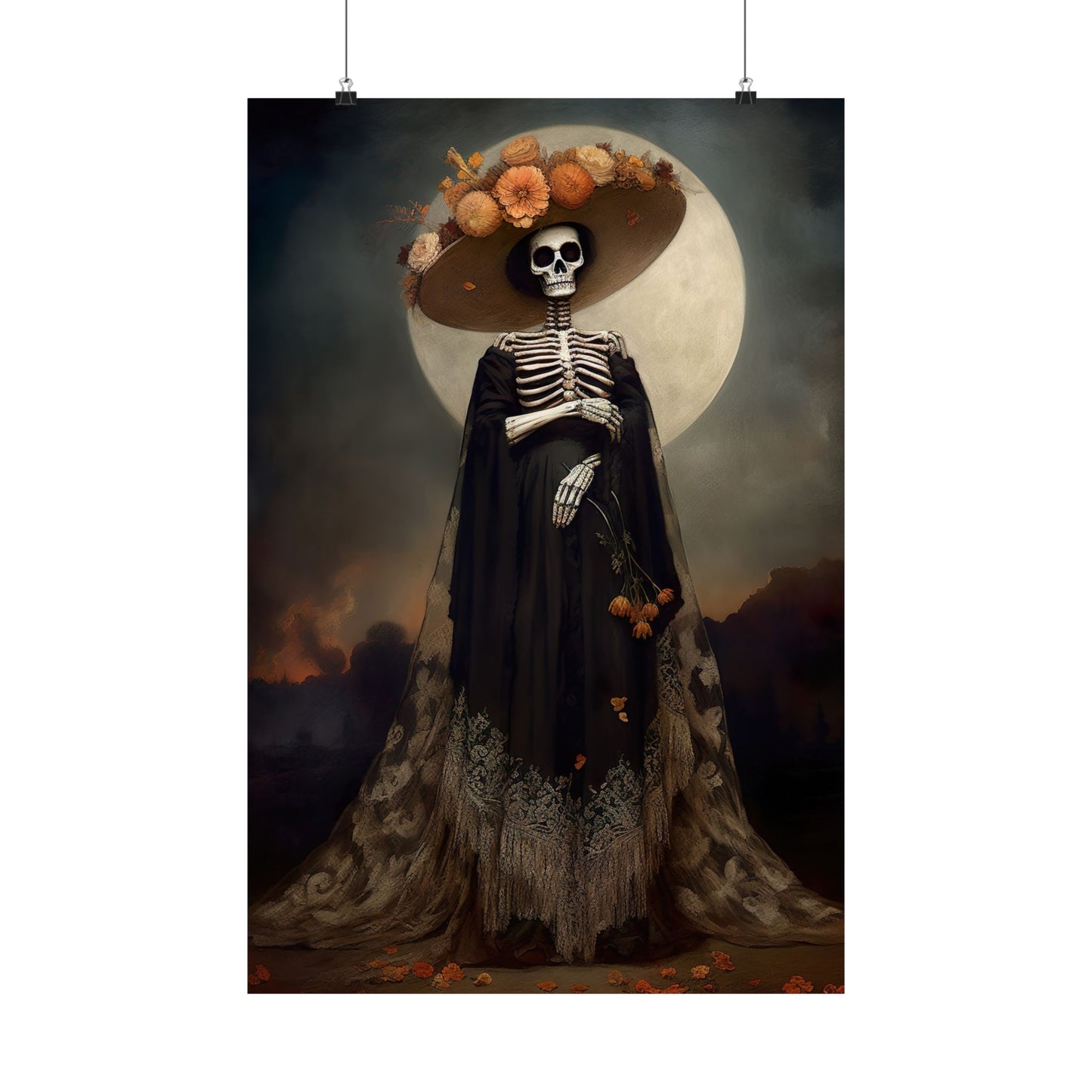 Catrina Dia De Muertos Art Print