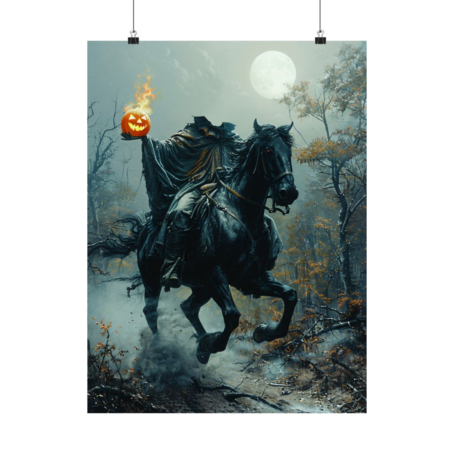 Headless Horseman Sleepy Hollow Art Print