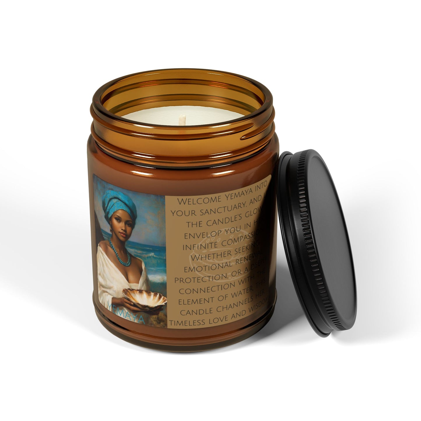 Yemaya Goddess Candle