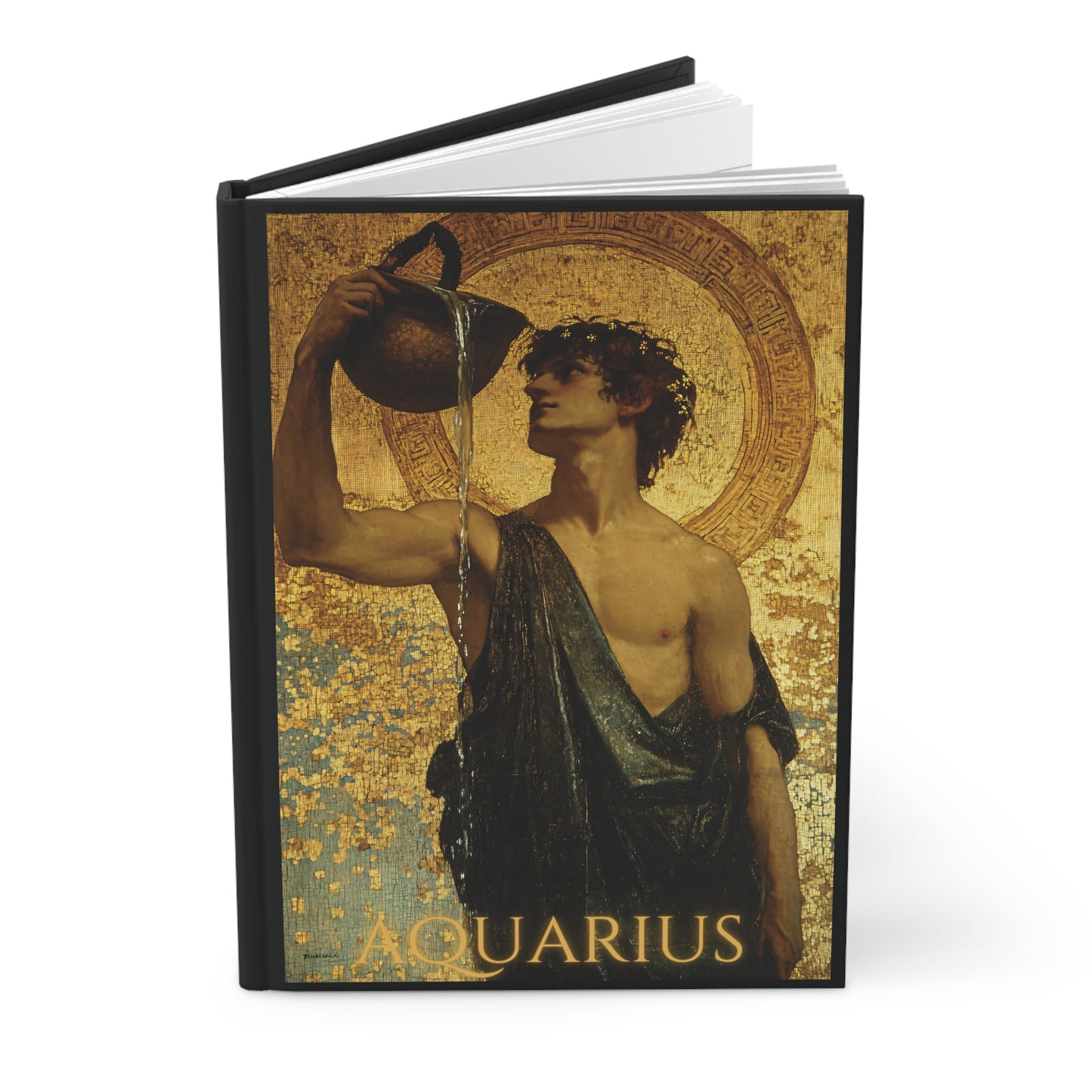 Aquarius Zodiac Hardcover Journal