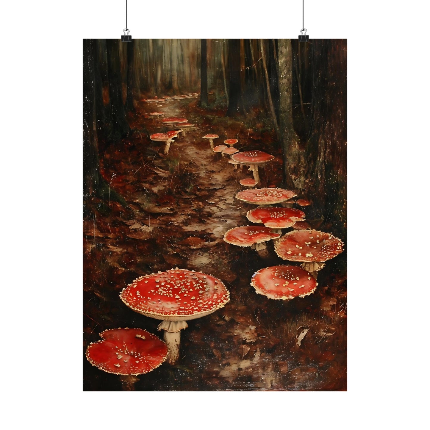 Mushroom Trail Art Print