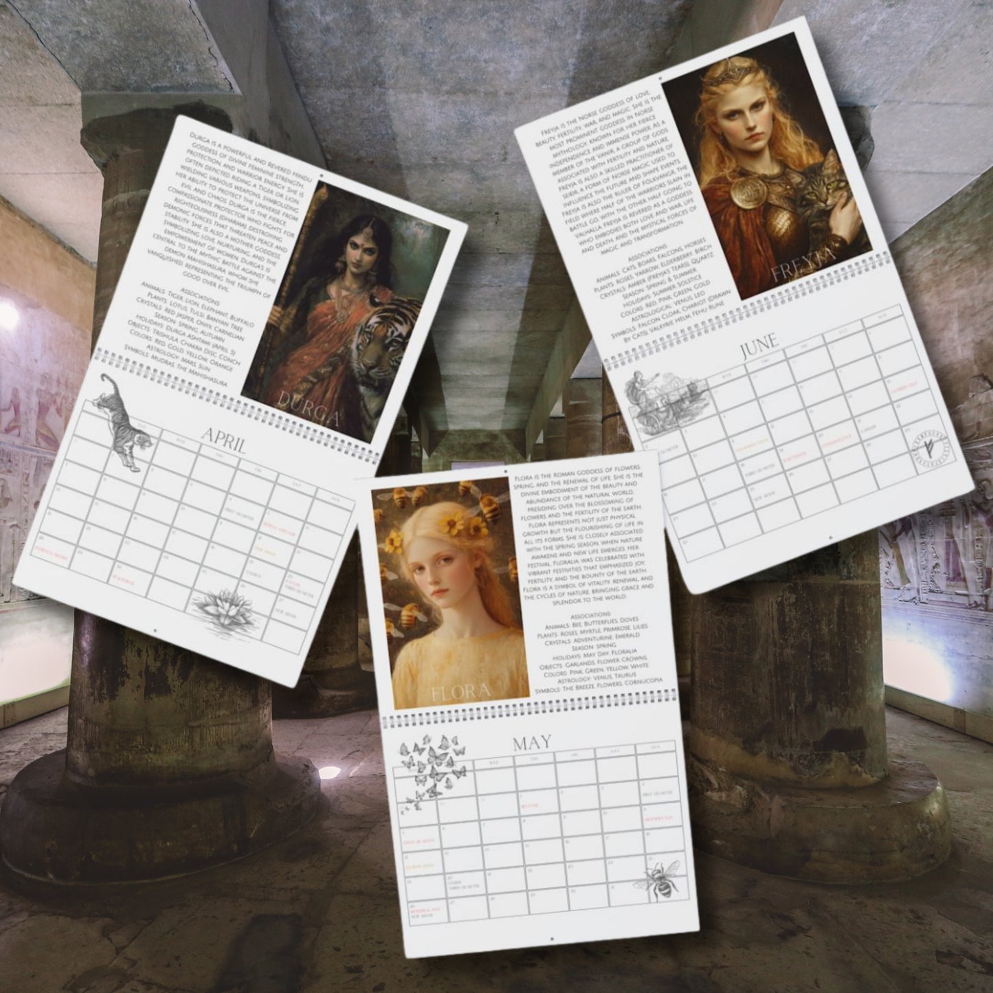 Global Goddess 2025 Wall Calendar