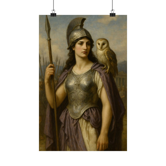 Athena Art Print - Arcanum Nocturne Series