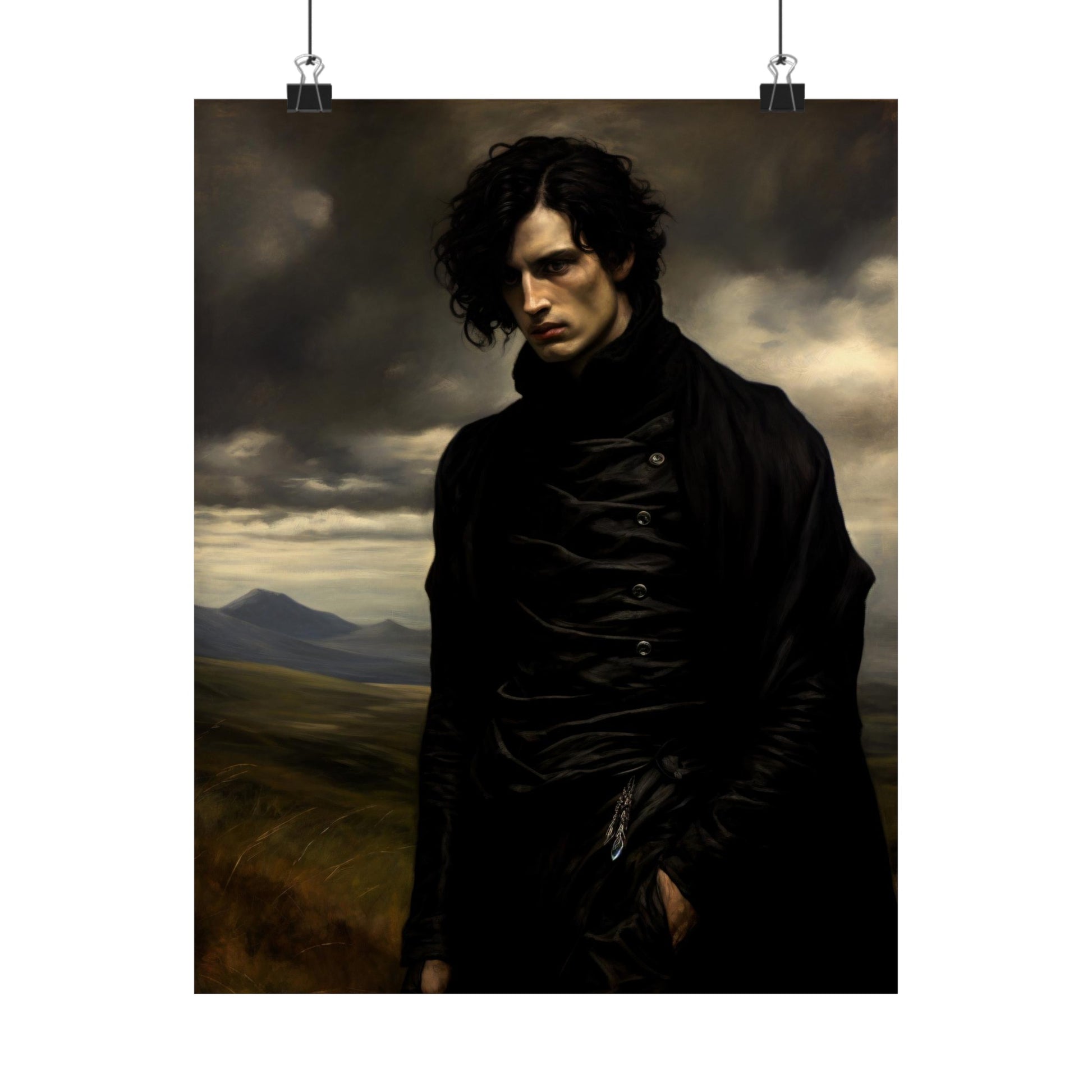 Wuthering Heights Heathcliff Art Print