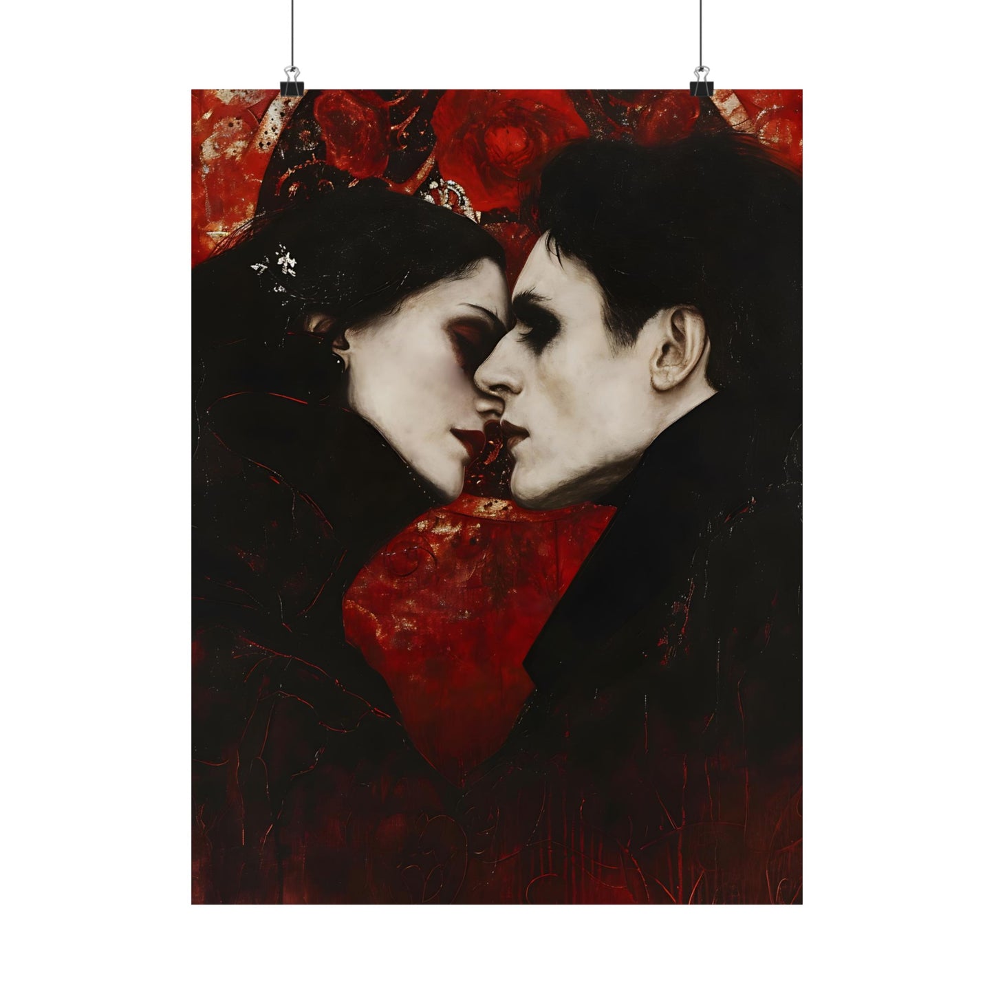 Vampire's Kiss Art Print