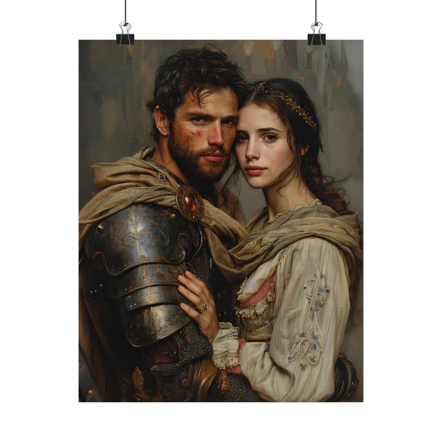 King Arthur & Maid Marian Art Print