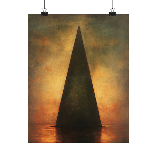 Black Obelisk Art Print