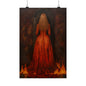 Girl on Fire Art Print