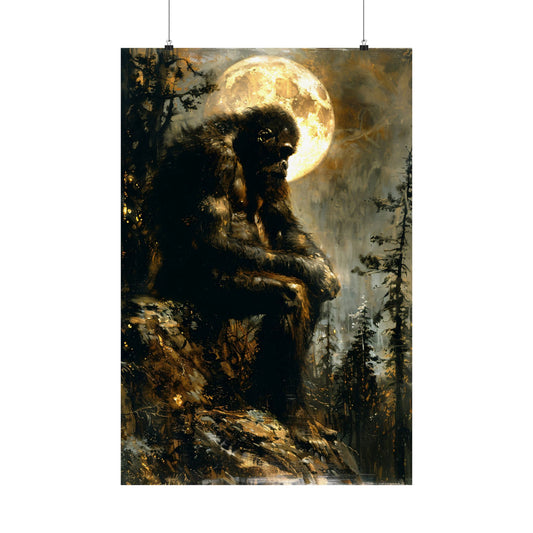 Sasquatch Bigfoot Art Print