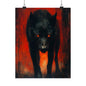 Hellhound Demon Dog Art Print