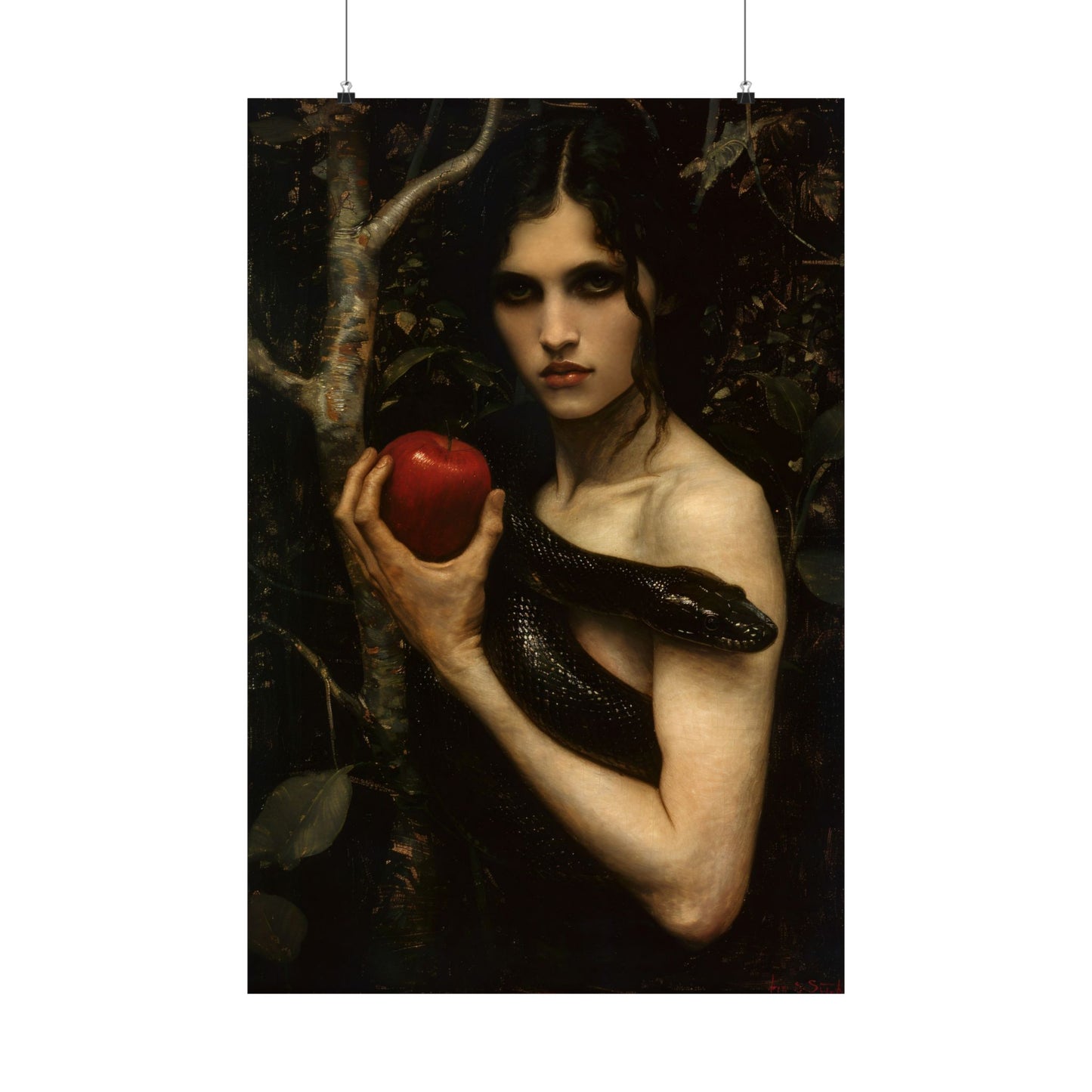 Eve and the Serpent Art Print