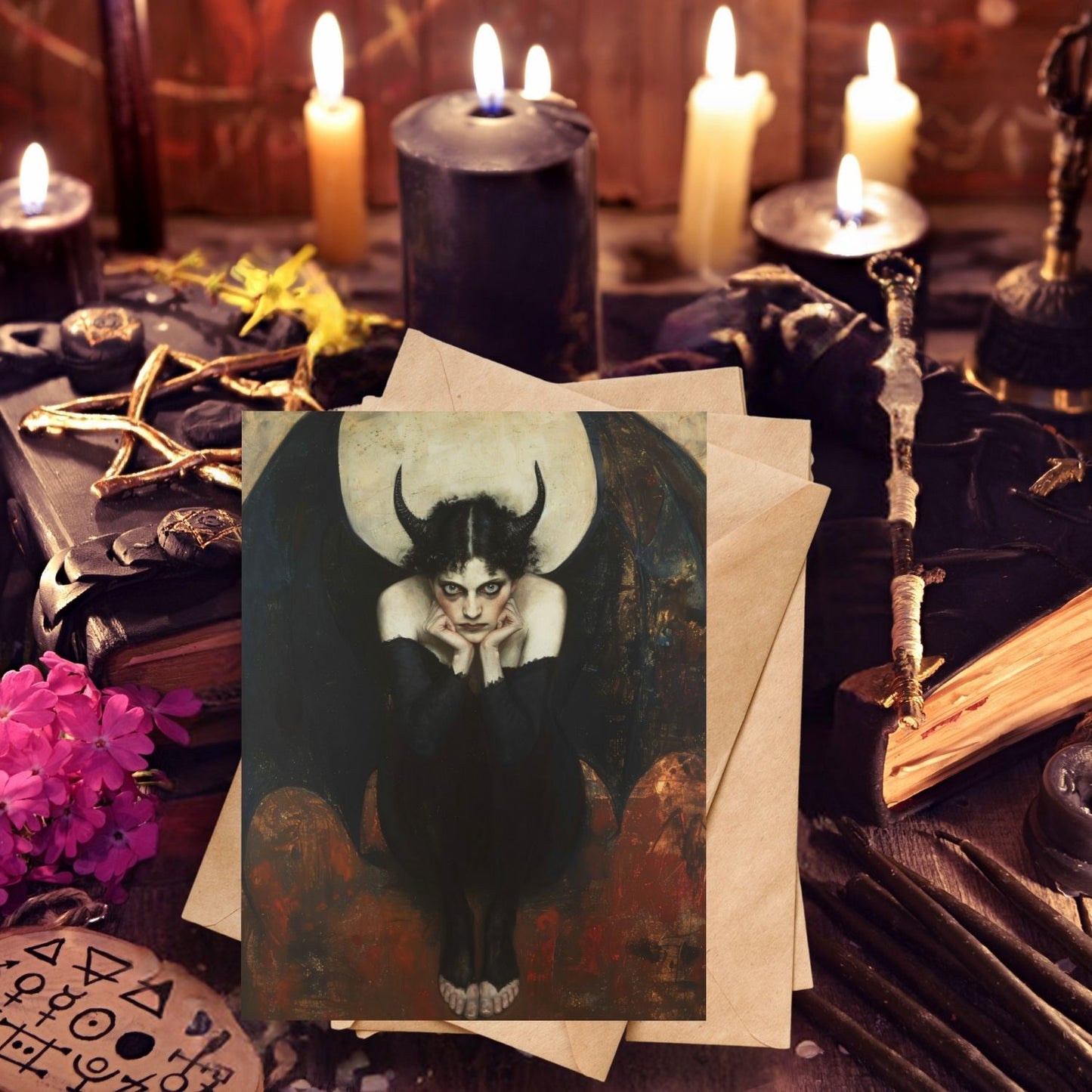 Devils & Demons Greeting Cards