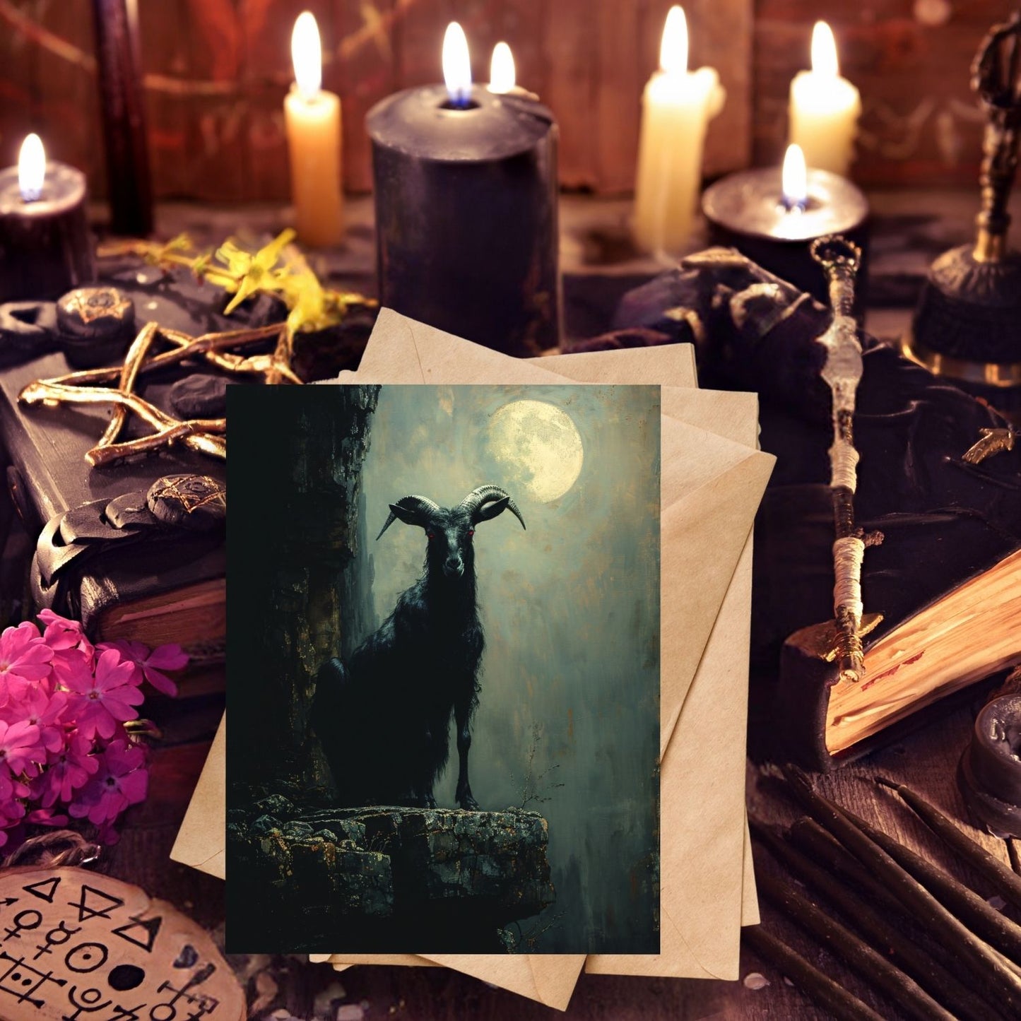 Witch Familiar Greeting Cards