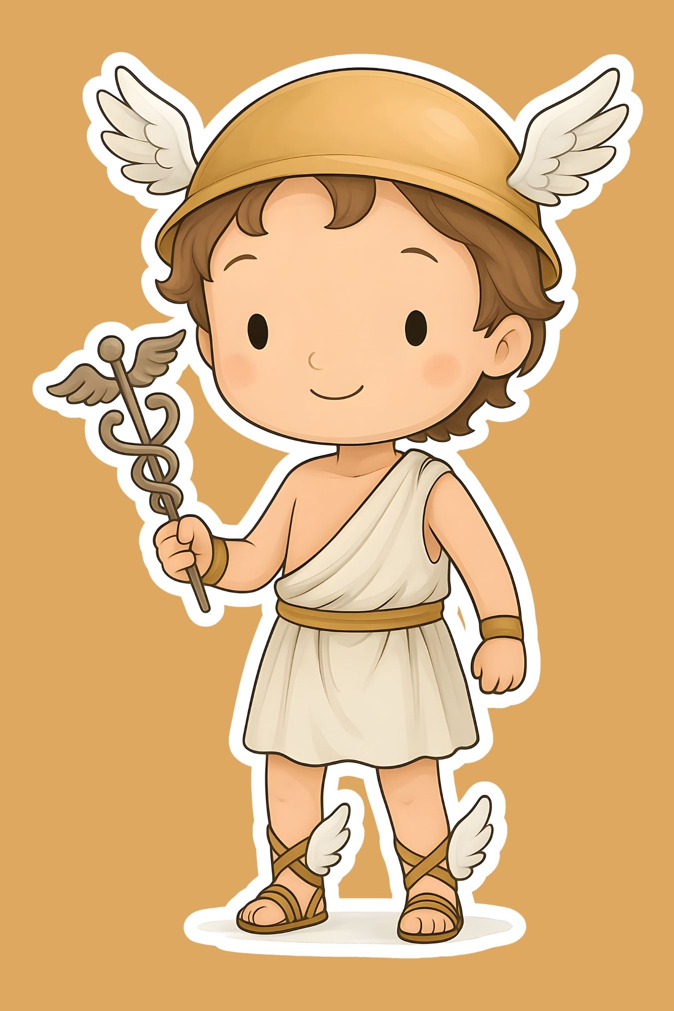 Greek God Chibi Stickers