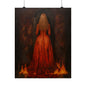 Girl on Fire Art Print