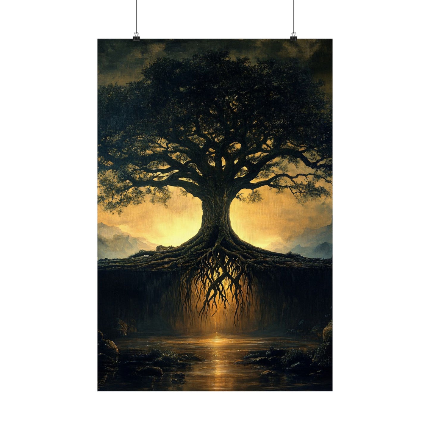 Yggdrasil World Tree Art Print