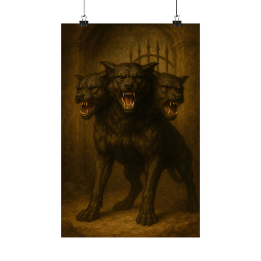 Cerberus Art Print - Arcanum Nocturne Series