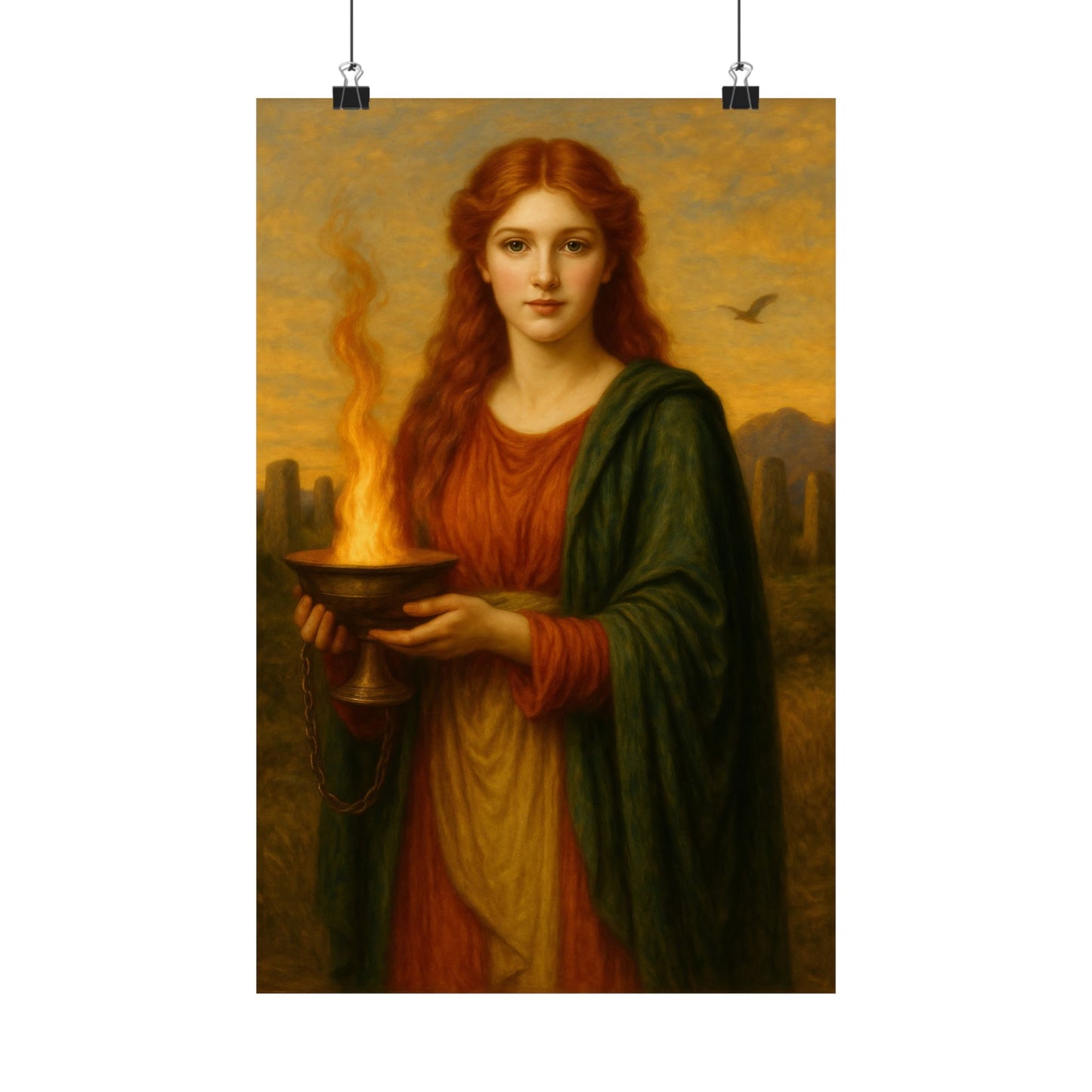 Brigid Art Print - Arcanum Nocturne Series