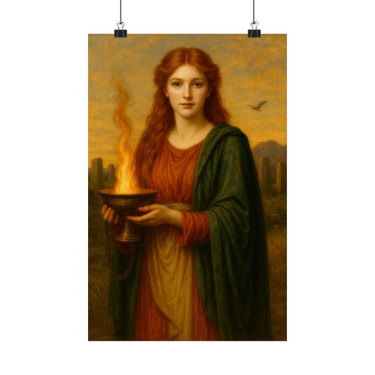 Brigid Art Print - Arcanum Nocturne Series