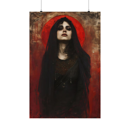 Sister of the Blood Moon Art Print