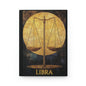 Libra Zodiac Hardcover Journal