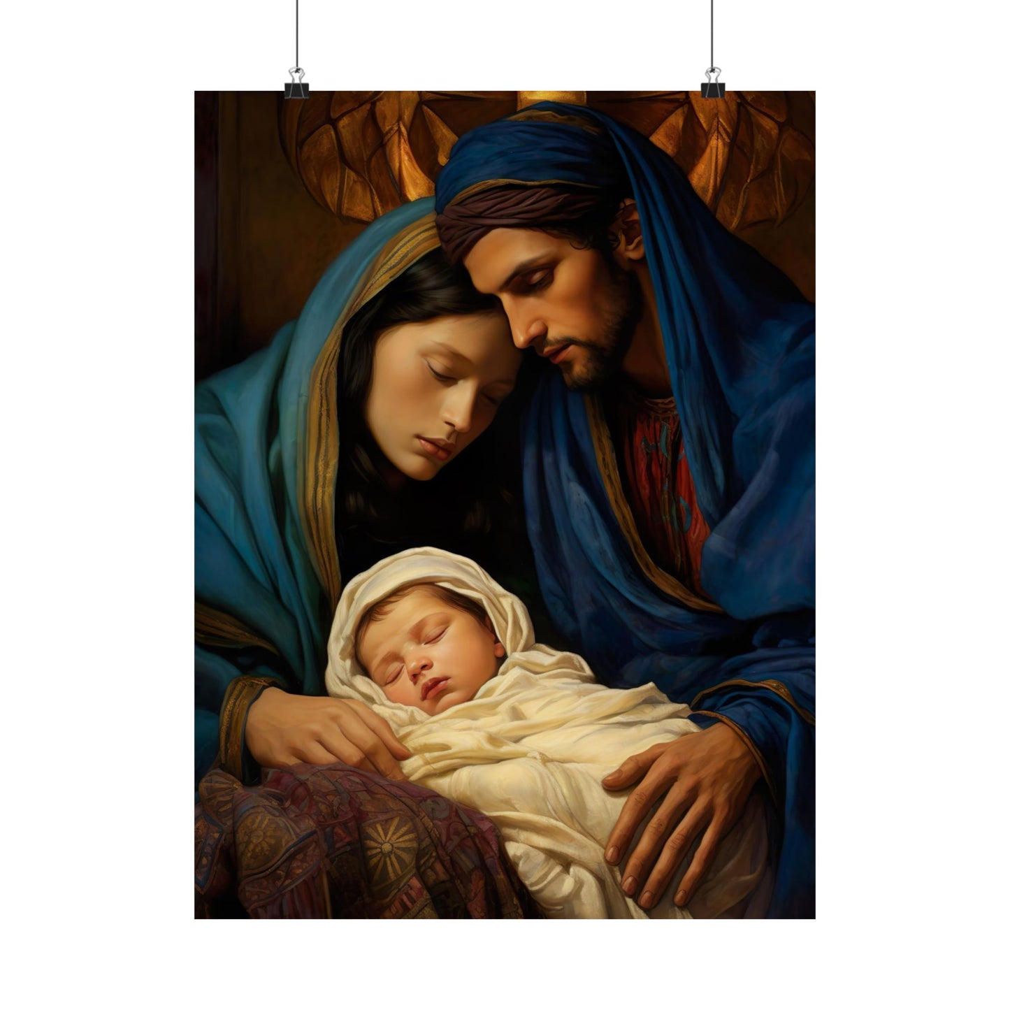 Nativity Christmas Art Print