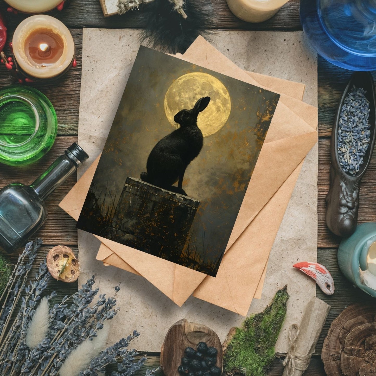 Witch Familiar Greeting Cards