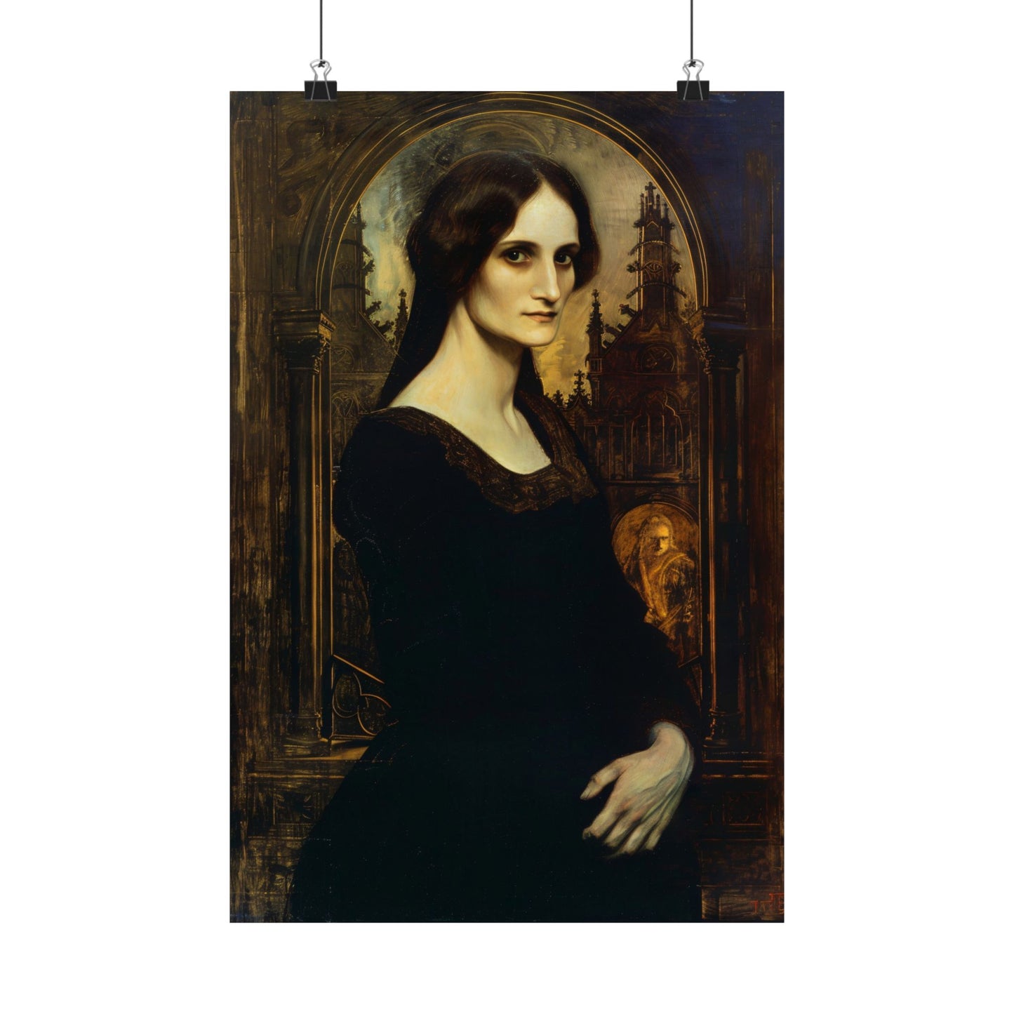 Mary Shelley Frankenstein Author Art Print